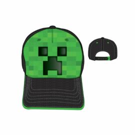 Minecraft Baseball sapka Creeper zöld