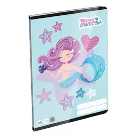 Füzet LIZZY CARD A/5 32 lapos kockás 27-32 Mermaid Sweet