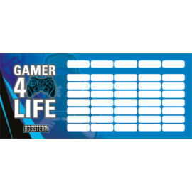 Órarend mini Gamer 4Life