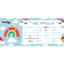 Órarend mini Lollipop Happy Rainbow