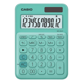 Számológép asztali CASIO MS 20 UC 12 digit zöld