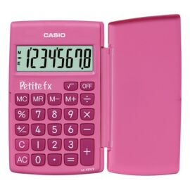 Számológép zseb CASIO LC 401 LV 8 digit pink