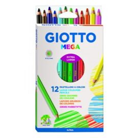 Színes ceruza GIOTTO mega jumbo 12 db/készlet