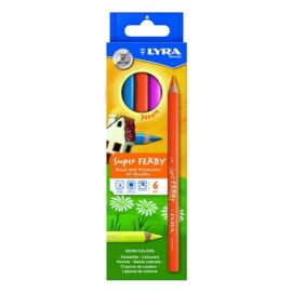 Színes ceruza LYRA Super ferby neon 6 db/készlet