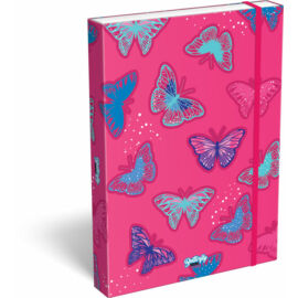 Füzetbox A/4 Lollipop Butterfly Pink