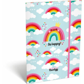 Gumis mappa A/4 Lollipop Happy Rainbow