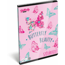 Füzet tűzött A/5 szótár 31-32 FSC Lollipop Cute Butterfly FSC