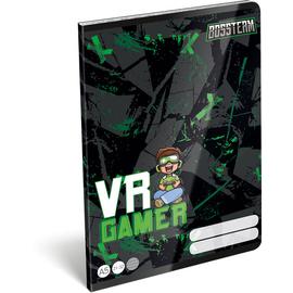 Füzet tűzött A/5 vonalas 21-32 FSC BossTeam VR Gamer