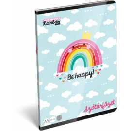 Füzet tűzött A/5 szótár 31-32 Lollipop Happy Rainbow