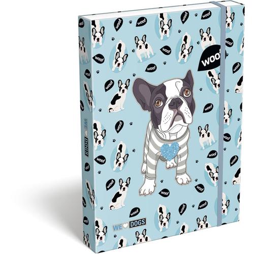 Füzetbox A/4 We Love Dogs Woof