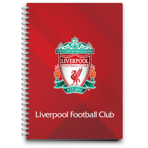 Füzet spirál A4 70 lapos négyzethálós Liverpool Logo