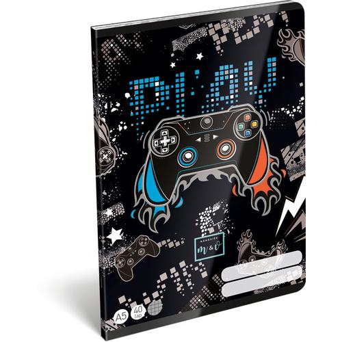 Füzet tűzött A/5 kockás 27-32 V3nc1 Go Play
