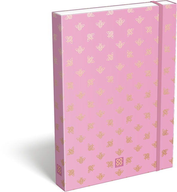Füzetbox A/4 Cornell Pink Bee