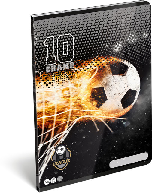 Füzet tűzött A/4 vonalas Top League TOP10 FSC
