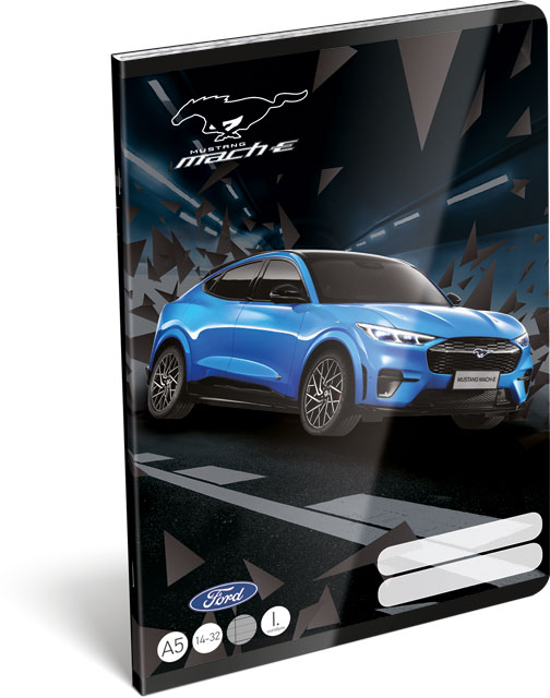 Füzet tűzött A/5 1.o. 14-32 Ford Mustang Lightning