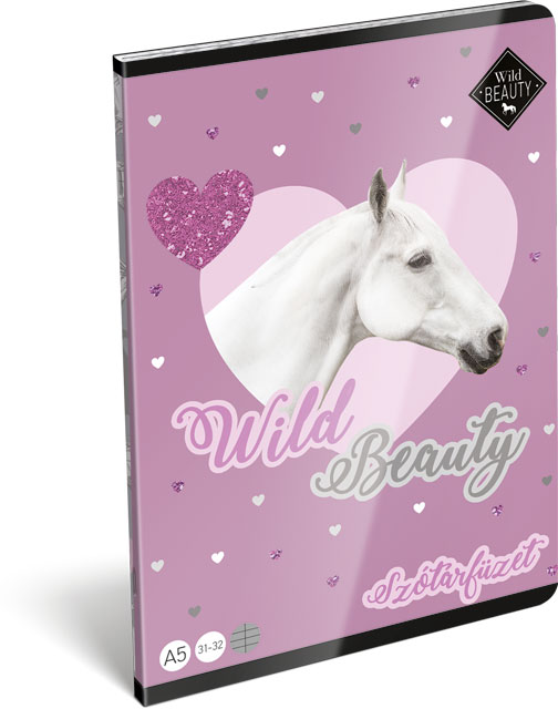 Füzet tűzött A/5 szótár 31-32 FSC Wild Beauty Purple FSC